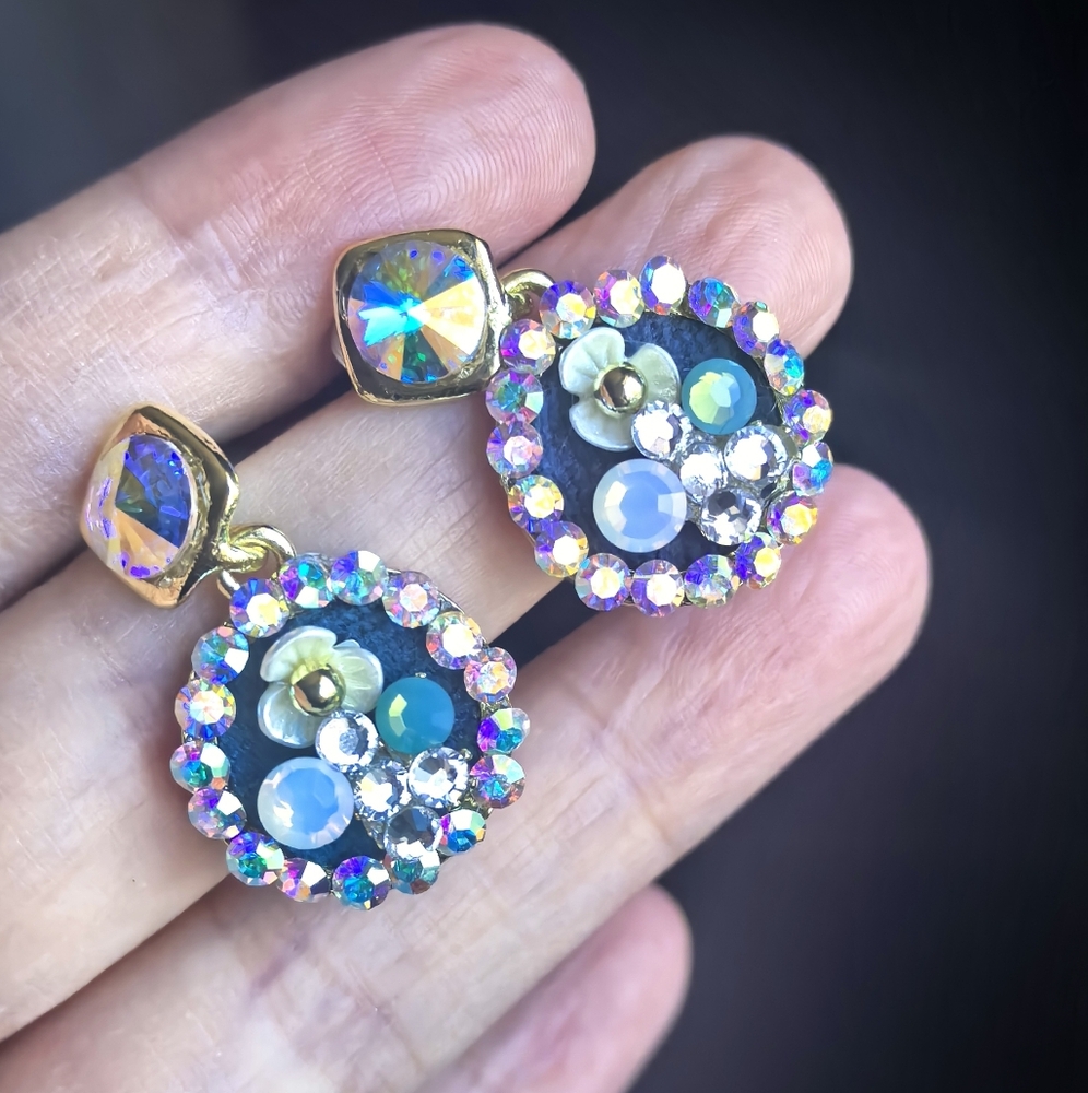 Handmade Swaroski Crystal Earrings